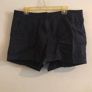 J crew navy chino shorts